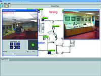 ImproNet GUI with integrated CCTV